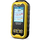 EMF Meter, 3-in-1 Electromagnetic Radiation Detector for EF MF RF Field, Electric Magnetic Radio Frequency Monitor, Portable Rechargeable Battery Reader for Microwave Ghost Hunting, BH-W01