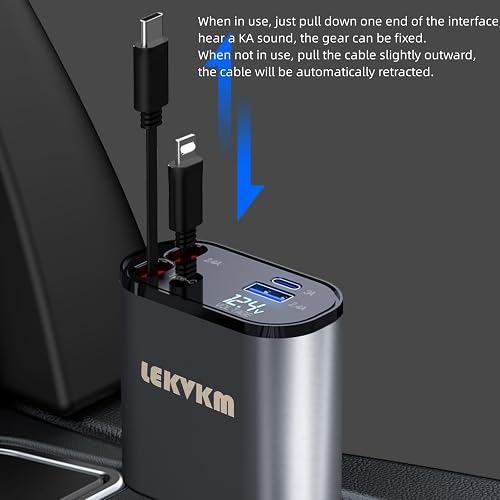 car charger without cigarette lighter Can I make a accessory plug work with a wall outlet? Comes in black color LISEN 5-in-1 Cigarette Lighter Splitter