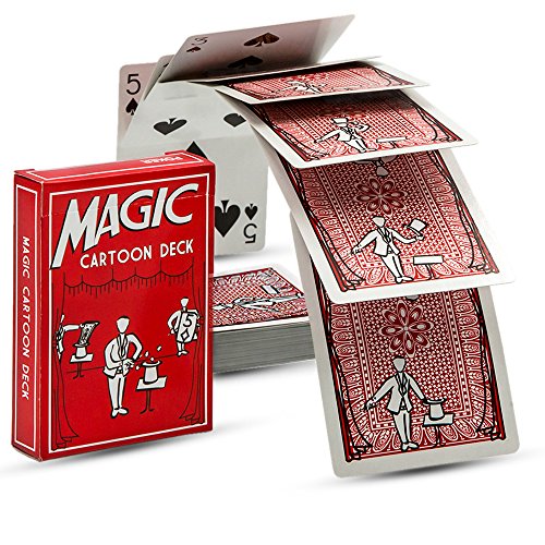 Adams Pranks and Magic - Magic Cartoon Deck Magic Trick - Classic Novelty Magic Toy