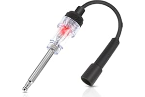 Frienda Inline Spark Plug Tester Engine Straight Boot Ignition Tester Light Lawnmower Checker Armature Diagnostic Detector for Automotive Car Internal External Engine(1 Piece)