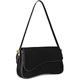 XquiziFit Shoulder Bag for Women Small Purse Mini Hobo Handbag Trendy Suede Purse with 2 Detachable Shoulder Straps