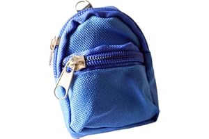 JJLFresheners Blue Mini Backpack Model Mini School Bag Model Accessory for 1/6 Scale Accessories Simulation