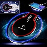 Fone-Case Black Wileyfox Spark X (Pack) Universal Qi Wireless Induction Charging Pad Ultra Slim Slip-Proof Charger Qi Base and Wireless Qi Receiver Card Port Charging Adapter