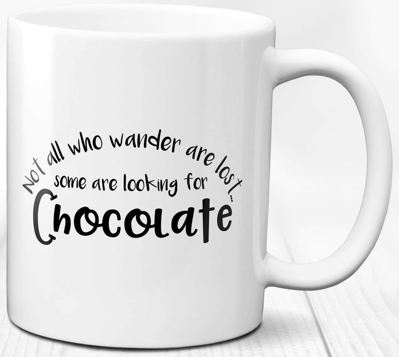 Coffee Mug Chocolate Lover Hot Chocolate Cocoa Cup 11 oz Funny Quote Gift Handmade