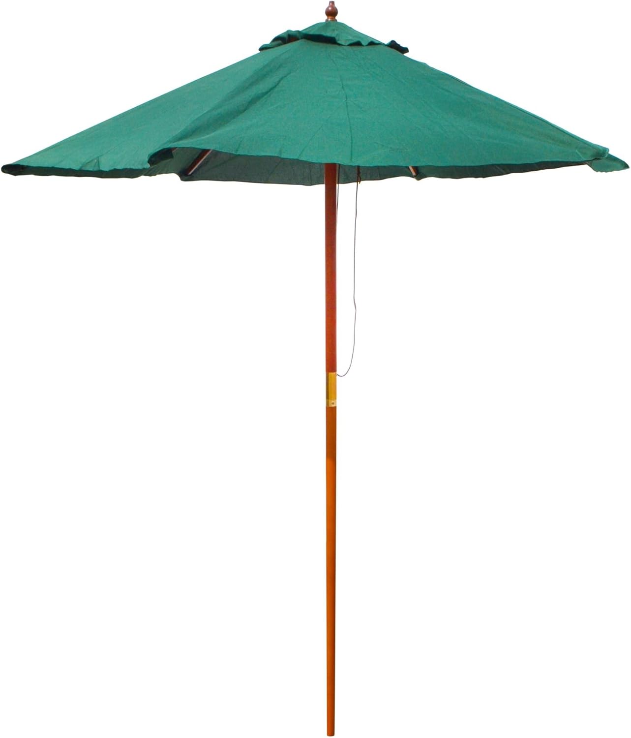 Ab Tools Garden Umberella Parasol Shade Shelter Wooden Shaft Bbq