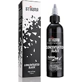STIGMA Tattoo Ink Black 4 OZ 120ml Lining, USA Standard Tattoo Pigment Concentrated Color Evenly Vibrant and Bright