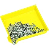 Easy Sorter Funnel Tray 9.5 x 9.5 x 1.5 inches (3-Pack) Yellow