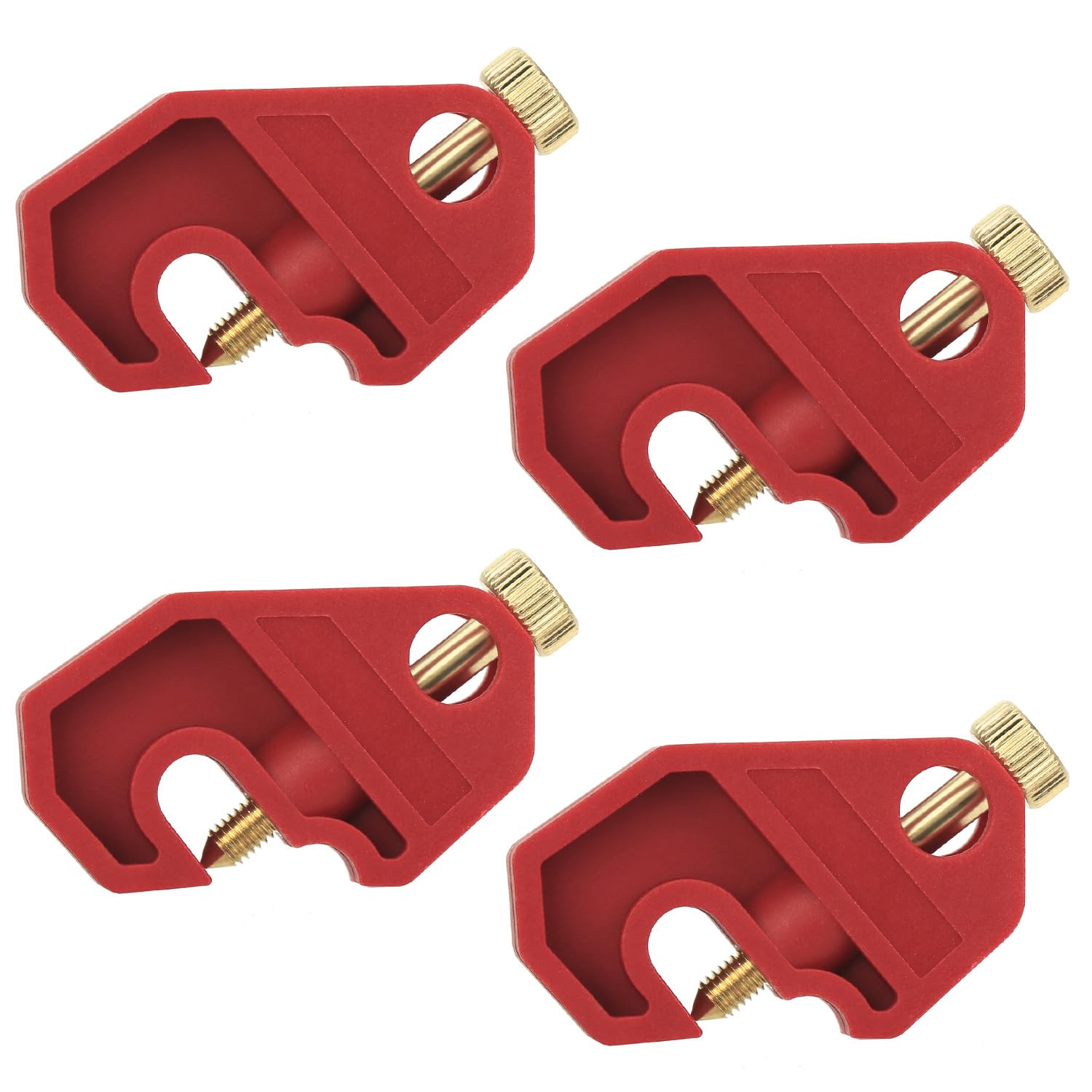 QWORK 4PCS Miniature Circuit Breaker (MCB) Lockout with Screw, Safe Isolation — image 1