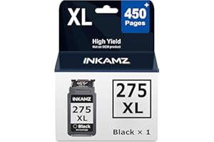 INKAMZ 275XL Ink Cartridges PG-275 Compatible for Canon 275XL Black Ink Cartridge Work with PIXMA TR4700 TR4720 TR4722 TS3720