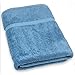 Luxury Hotel & Spa Quality, Quick Dry 100% Turkish Cotton 700 GSM, Eco Friendly Towel, for Bathroom Oversize Dobby Border Bath Towels 35 X 70 (Bath Sheet Single Towel Set of 1, Wedgewood)