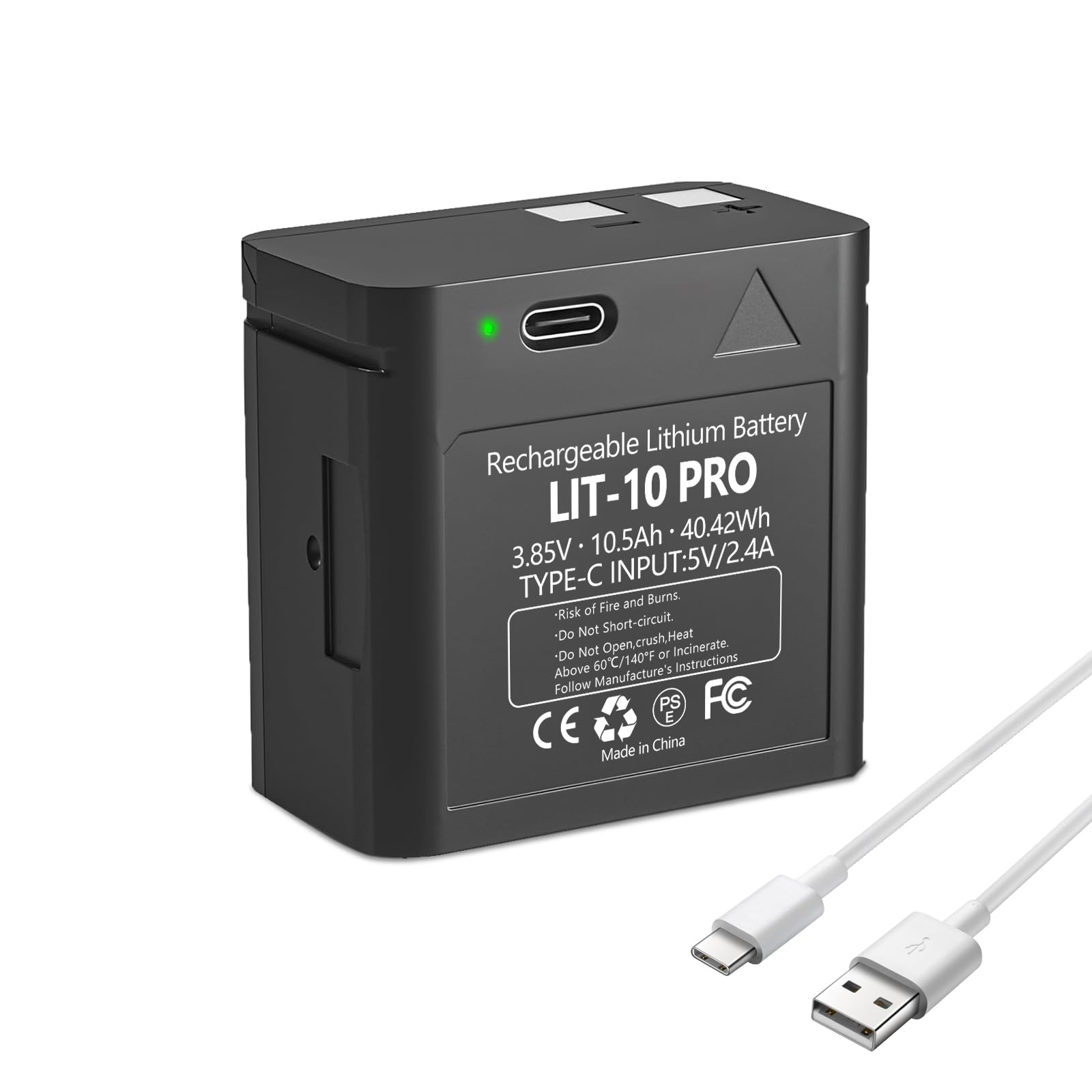 Photo 1 of -10pro 10500mAh Cellular Trail Camera Replacement Battery for SPYPOINT LIT-10 Battery Compatible with SPYPOINT Cellular Hunting Trail Cameras Link-Micro Cell-Link LM2 Link-Micro-S-LTE Series