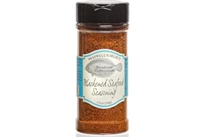 BRASWELL'S Braswell’s Select Blackened Seafood Seasoning – Small-Batch, Renowned Specialty, Made in USA, Since 1946 (5.25oz)