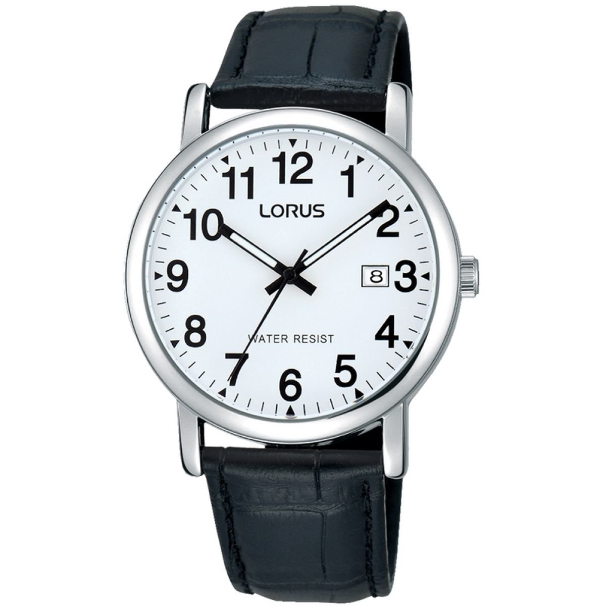 Lorus Unisex Adult Analogue Quartz Watch with Leather Strap RG865CX9