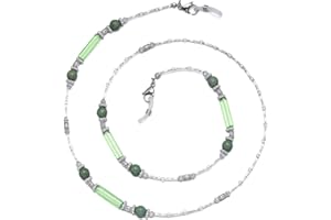 GINTEI Glasses Chain for Women, Eyeglasses Chain Beaded Sunglasses Holder Around Neck Eyewear Strap Sunglass Chain for Women