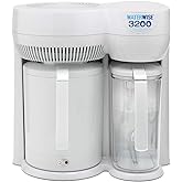 Waterwise 3200 Countertop Water Distiller System for Home and Office, 1 Gallon Tritan Carafe Collector