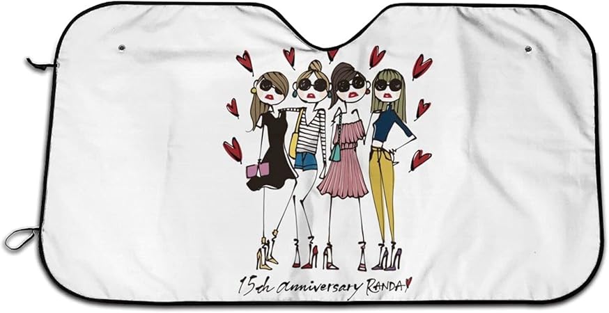 Amazon 自動車用サンシェード Daichi Miura ディズニー プリンセス フロントフロントガラスサンバイザー車用サンシェード 個性的なデザイン紫外線対策 遮光 断熱 吸盤使用 簡単着脱 丈夫で長持ち展開寸法70 130cm 吸盤2個付 サンシェード 車 バイク