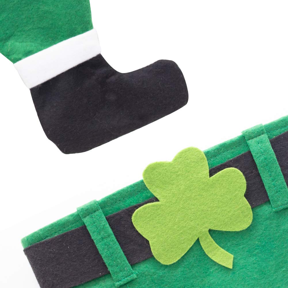 DomeStar St Patricks Day Hat, Funny Hat Novelty Green Hat Crazy Hats Patricks Pants Hat, April Fools Day Decorations