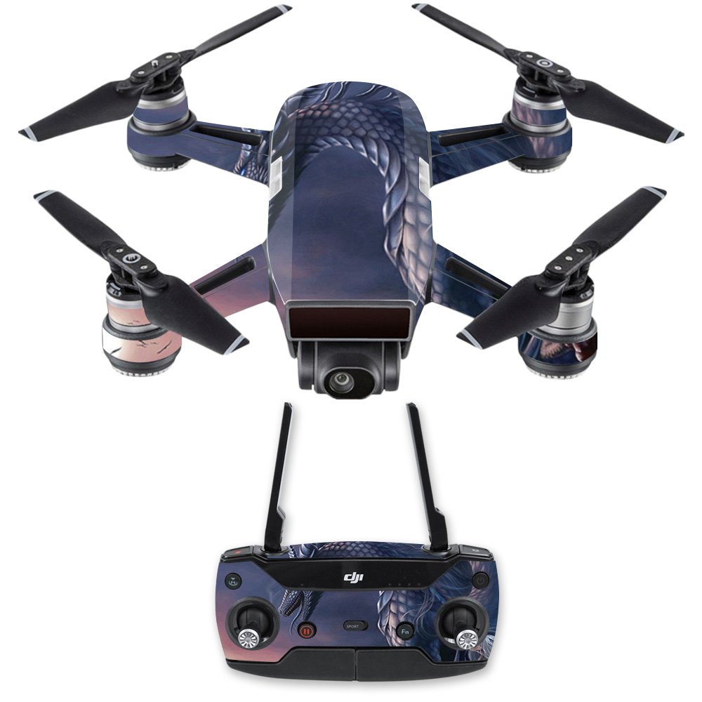 Fantasy B075sljd68 Mightyskinsスキンdjiスパークdrone コントローラ保護 耐久性 Uni Djspcmb Dragon 車トラック 爆買い