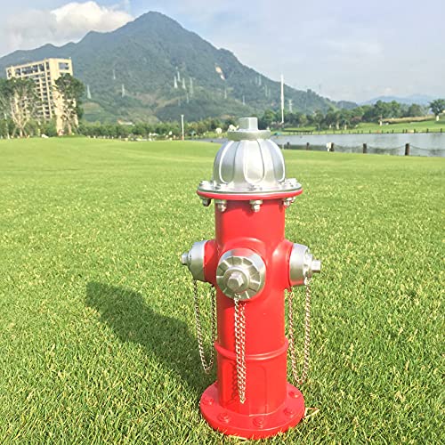 Dog Fire Hydrant Puppy Statue Puppy Pee Post Gift for Fireman, Fire