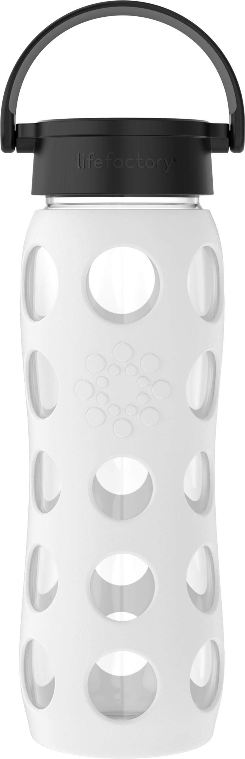 Lifefactory Glass Hydration Bottle Artctic White 650 ml