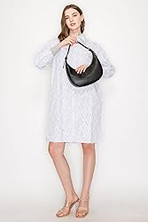 Elegant Crescent Shoulder Bag Underarm Purse