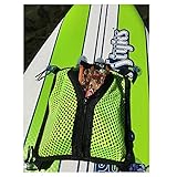 Paddle Board Accessories Mesh Top Zipper Bag For Stand Up Paddle Boards