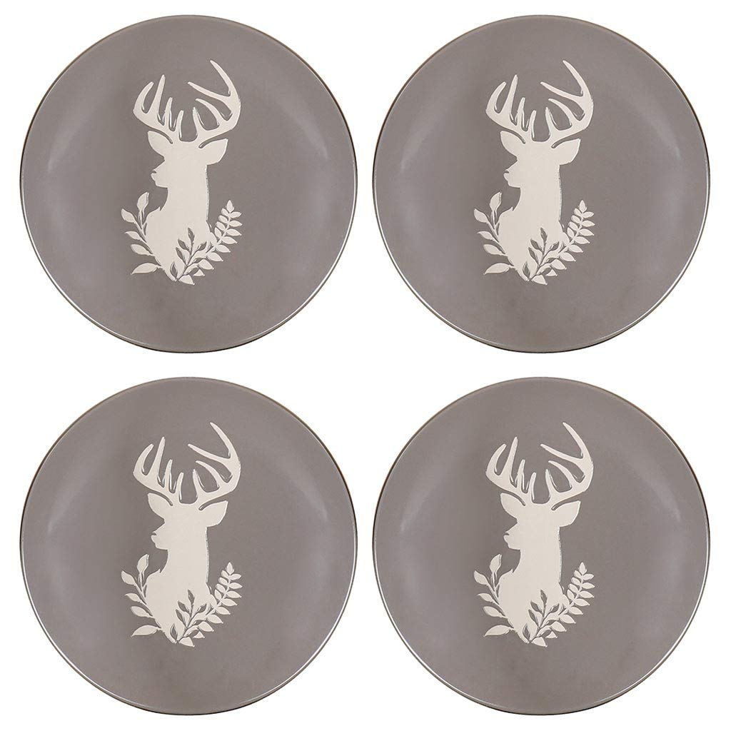 Juego de renos grises y blancos, apto para lavavajillas y ...
