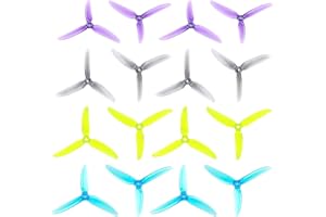 SPEEDY BEE 16pcs Fpv Drone Props Propeller: HQProp V2S 5x4.3x3 Tri-Blade 5 Inch Props for 4S 6S FPV Freestyle Racing,8xCW 8xCCW
