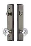 Grandeur Hardware 840173 Carre' Tall Plate Complete