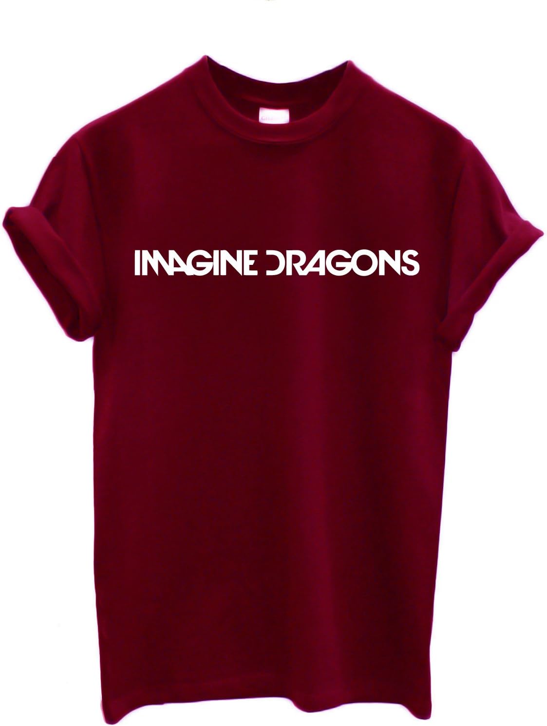 LaMAGLIERIA Men's T-Shirt – Imagine Dragons with Indie Rock Band Print T-Shirt 100% Cotton
