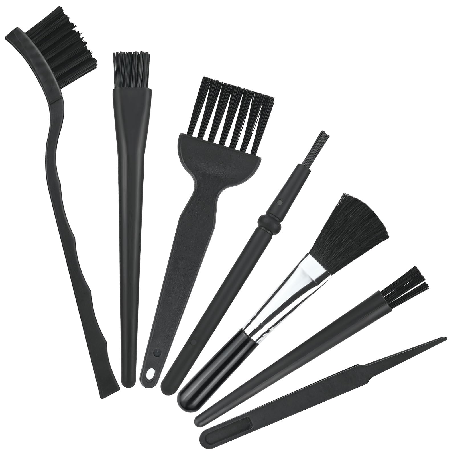 Anti Static Brushes 7 Pcs Small Portable ESD Brush, Anti Static Keyboard Cleaning Brush for Computer, Keyboard and Laptop