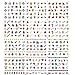 Giveme5 Christmas 3D Nail Art Stickers Snowflakes Cute Snowmen Nail Decals