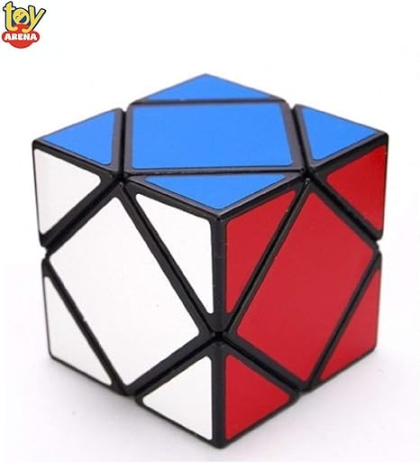 Toy Arena Ultra Smooth Magic Skewb Cube, Speed Puzzle Cube,Creative & High Speed Stickered Magic Cube