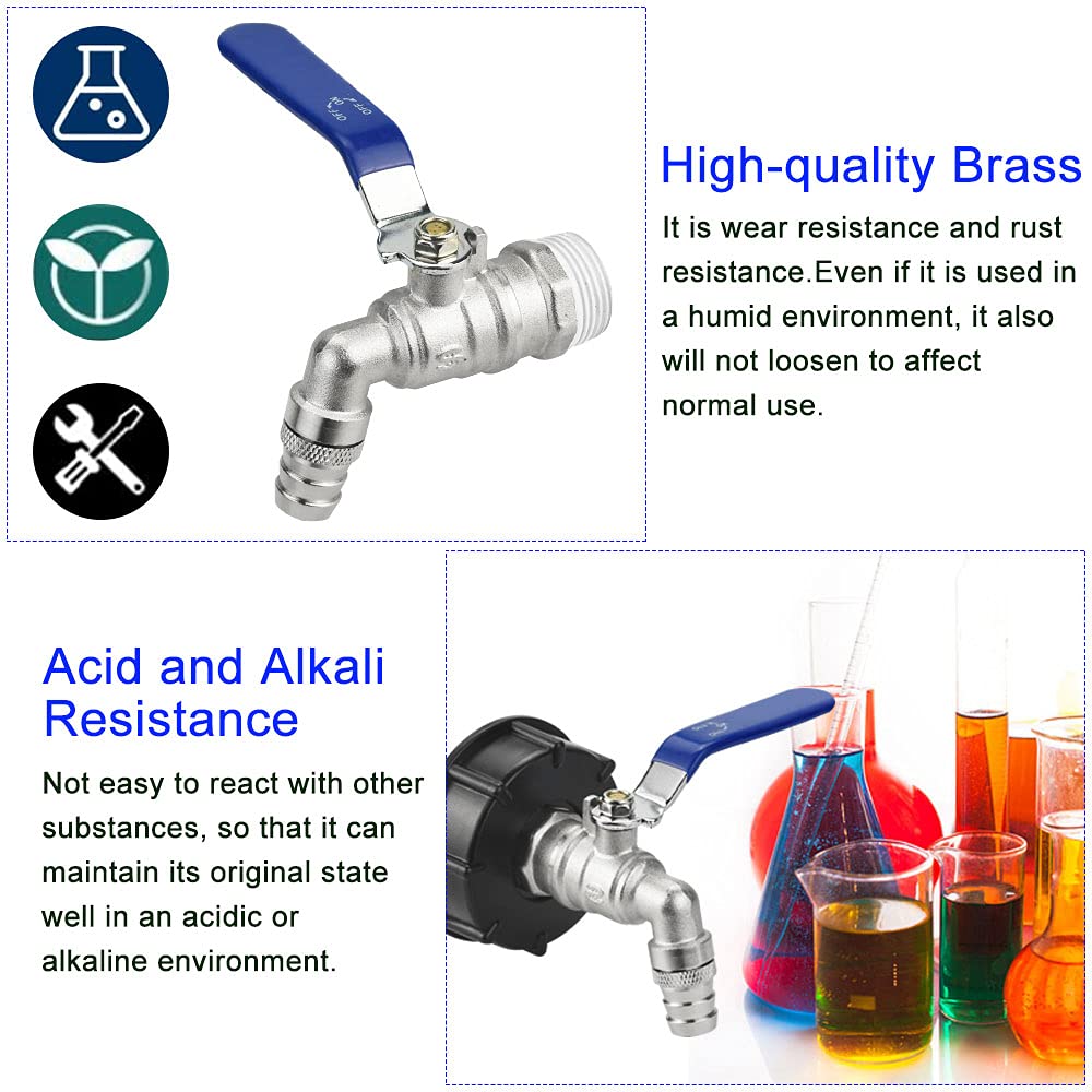 IBC Tank Tap Adapter IBC Tote Tank Valve Slangkoppelingen Adapter Afvoer Adapter Connector Onderdelen Tuinkap Uitlaat Slang Fitting Water Butt Slang (62 mm IBC Tank Tap Adapter IBC Tote Tank Valve Slangkoppelingen Adapter Afvoer Adapter Connector Onderdelen Tuinkap Uitlaat Slang Fitting Water Butt Slang (62 mm