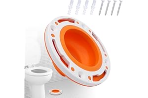 LOVPPY Toilet Flange Repair Kit, Universal Toilet Flange Fits for 4" and 5" or Special 3" Drain Pipe, Toilet Repair and Easy Install, Perfect Seal No More Pipeline Gas Leakage