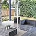 Garden Radiance Pyramid Propane Glass Tube Stainless Steel Patio Heate