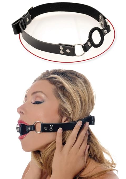Pipedream Fetish Fantasy Metal Open Mouth Gag Black