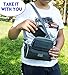 JASLITE Bicycle Trunk Bag, Multifunctional Bike Pannier Rear Rack Bag Insulated Cooler with Adjustable Mounting, Reflective Straps for Bikes