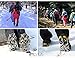OuterStar Traction Cleats Ice Snow Grips Anti Slip 12 Stainless Steel Spikes Crampons for Footwear M/L