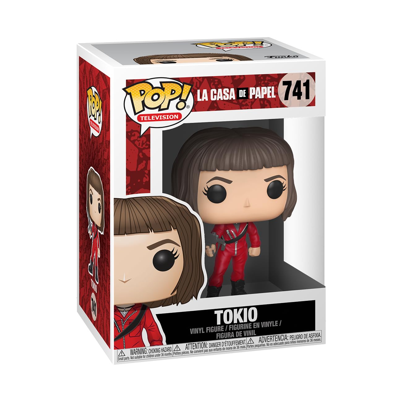 Funko POP! Vinyl: Television: Money Heist: Tokio With Mask Chase - Collectable Vinyl Figure - Gift Idea - Official Merchandise - Toys for Kids & Adults - TV Fans - Model Figure for Collectors