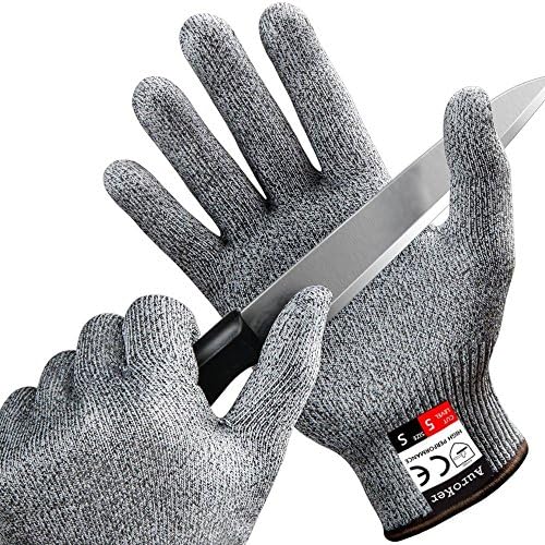 I2crazy Cut Resistant Gloves - High Performance Level 5 Protection, Food Grade. Size Small, Free Ebook Included-XL