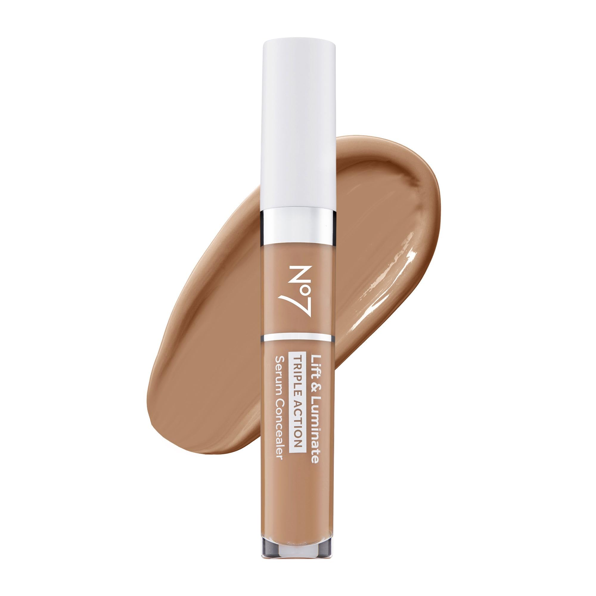 No7 Lift & Luminate Triple Action Concealer - TRUELY MEDIUM - 8ml - pack of 1 (updated packaging)