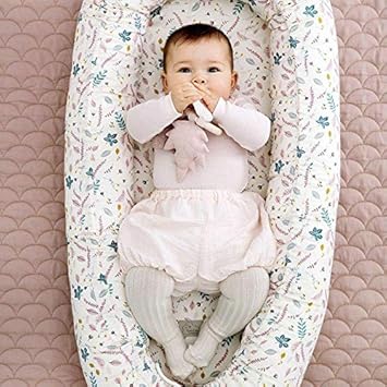 Mant Vn Blanc Nid De Sommeil En Coton Pour Nouveau Ne Et Nourrisson 0 2 Ans Super Doux Cocon Reducteur De Lit Lavable Amovible Baby Pod Aolvo Nid De Bebe Respirant Lits Pour Nourrissons Et