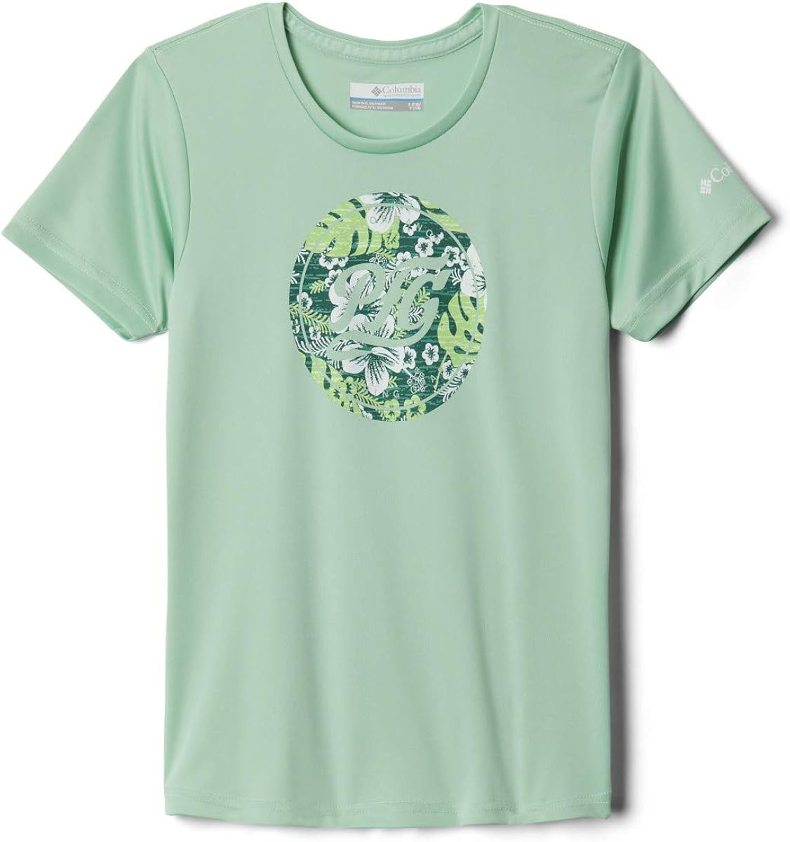Columbia Girls’ PFG Reel Adventure Short Sleeve Tee Shirt Sun