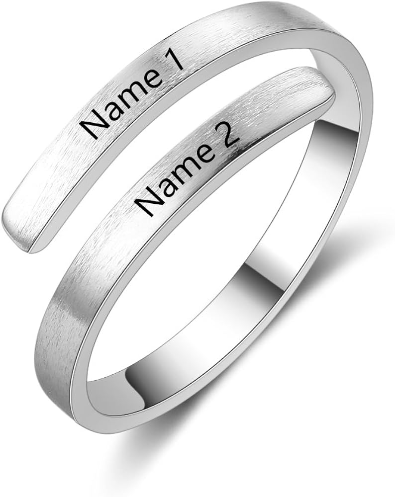 ANELLO REGOLABILE IN ACCIAIO APERTO CON INIZIALE E - Modì Modà - Foto 4