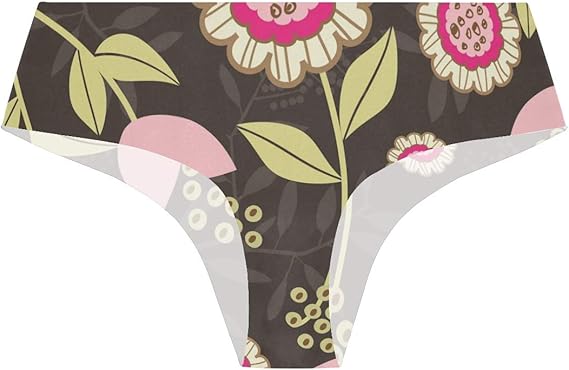 MONTOJ Damen Unterwäsche mit Blumenblüten, unsichtbar, nahtlos : Amazon