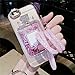 Galaxy S8 Plus Case,Handmade Samsung S8 Plus Cases With Chain,Chanyaozy[DIY][Fun][Soft]Liquid Luxury Bling Glitter Sparkle Perfume Bottle Case (Pink)
