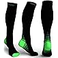 Physix Gear Sport Compression Socks for Men & Women 20-30 mmhg - Athletic Fit (1 Pair)