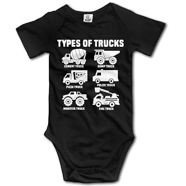  Girl Boy Clothing Types Of Trucks Short Sleeve