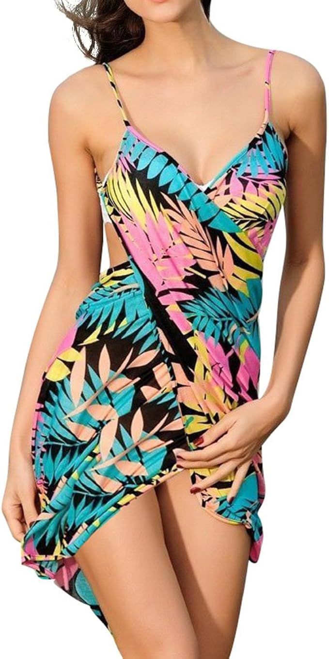 wrap over beach dress